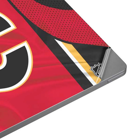 NHL Calgary Flames Home Jersey Laptop Skins
